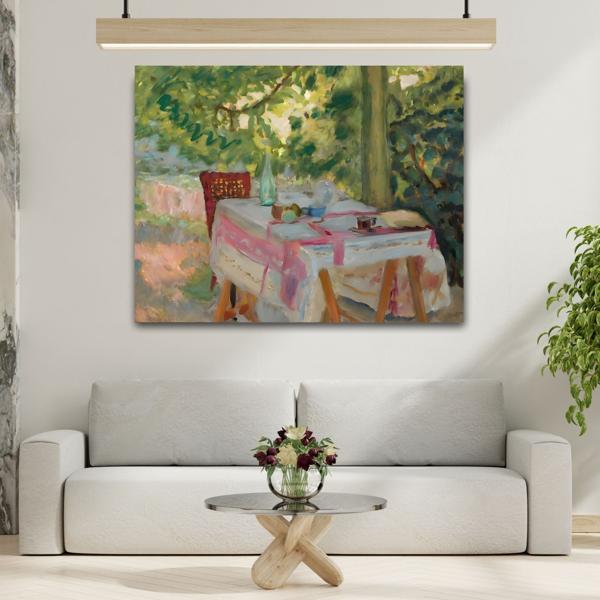 Colorful Pierre Bonnard Garden Canvas Wall Art Print - YesArtYes