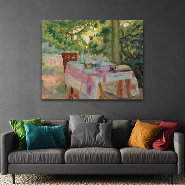 Colorful Pierre Bonnard Garden Canvas Wall Art Print - YesArtYes