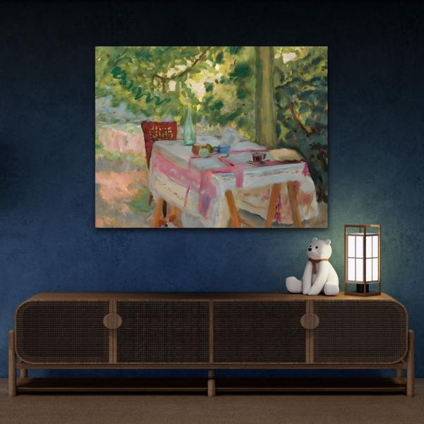 Colorful Pierre Bonnard Garden Canvas Wall Art Print - YesArtYes