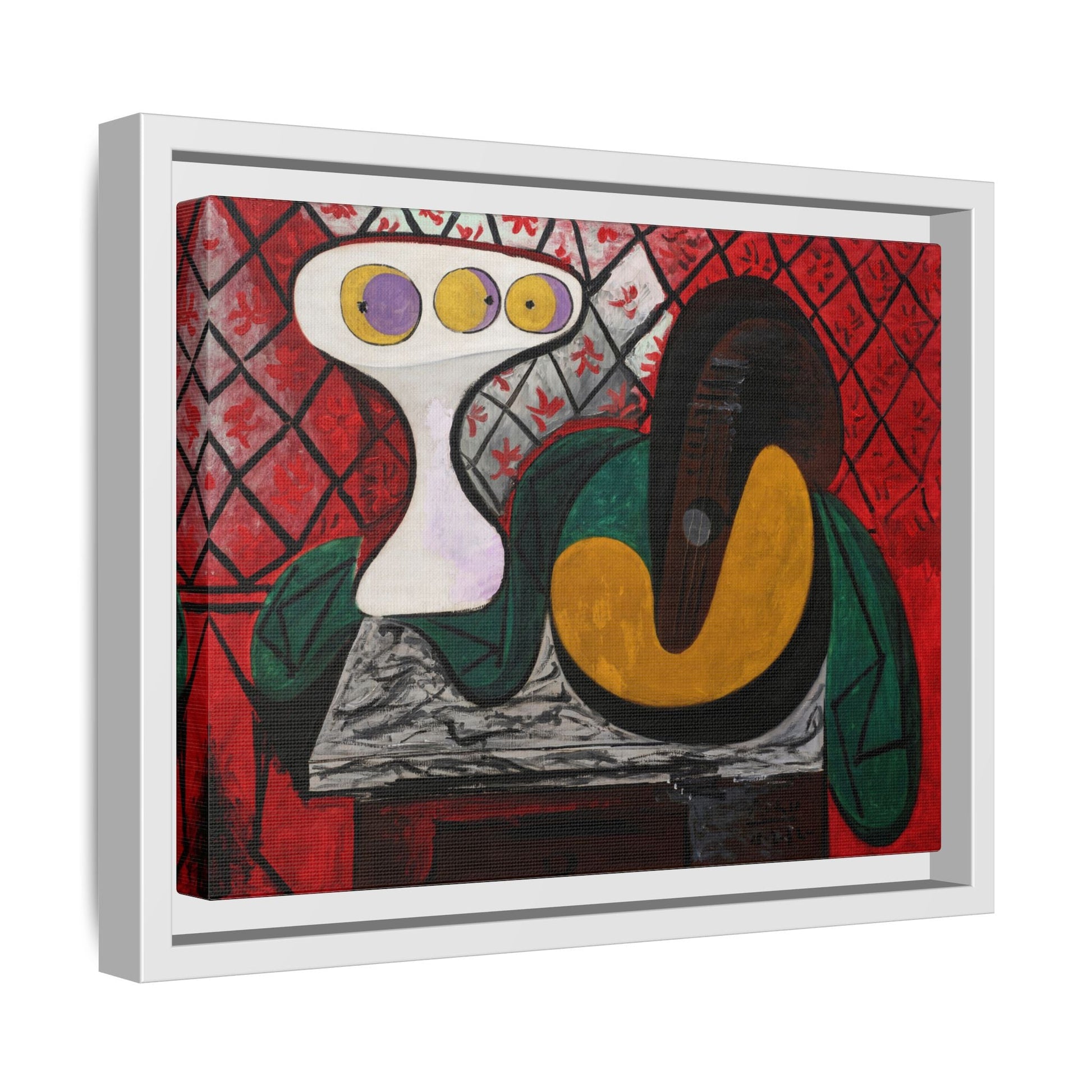 Compotier and Guitar Canvas Picasso Wall Art Print Reproduction - YesArtYes