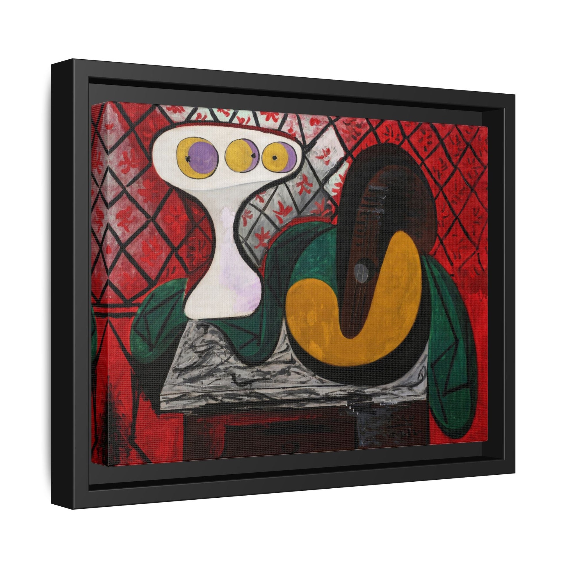 Compotier and Guitar Canvas Picasso Wall Art Print Reproduction - YesArtYes