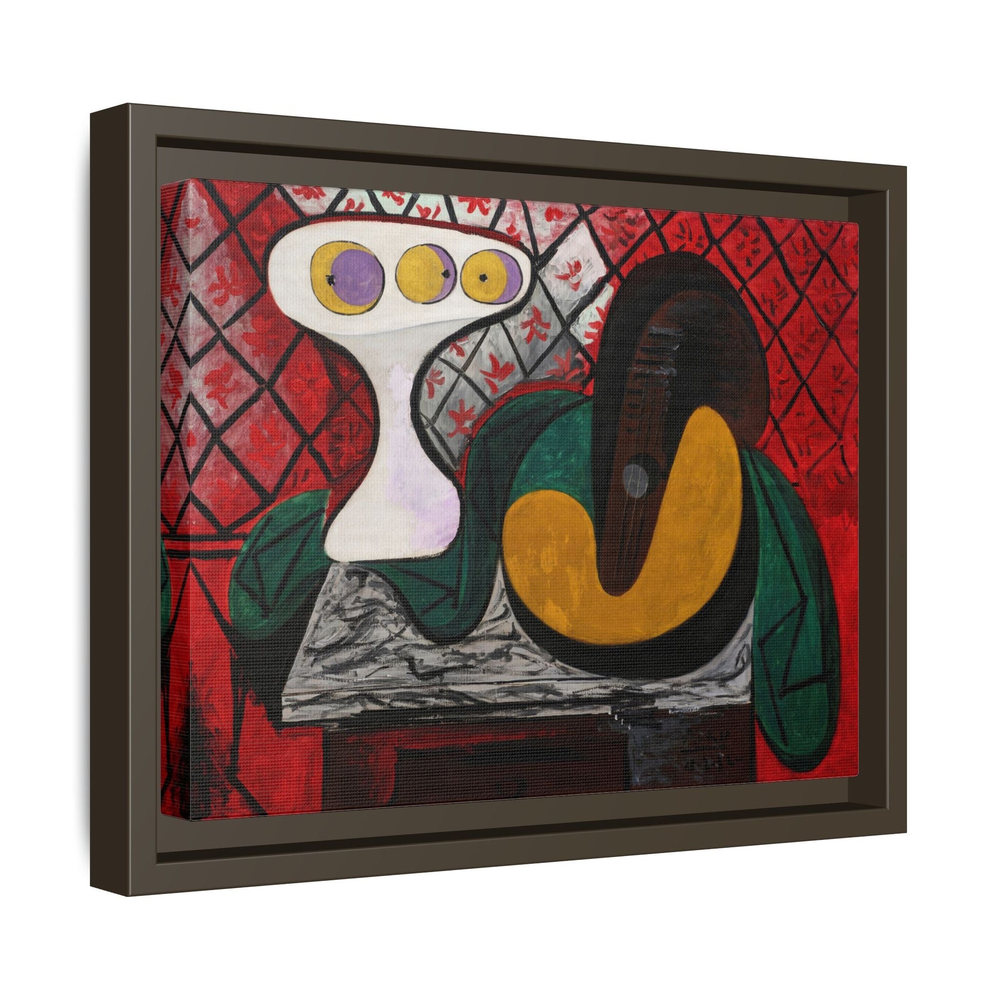 Compotier and Guitar Canvas Picasso Wall Art Print Reproduction - YesArtYes