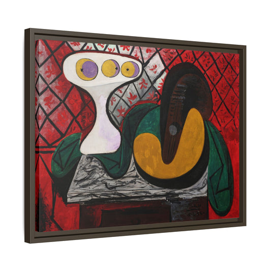 Compotier and Guitar Canvas Picasso Wall Art Print Reproduction - YesArtYes