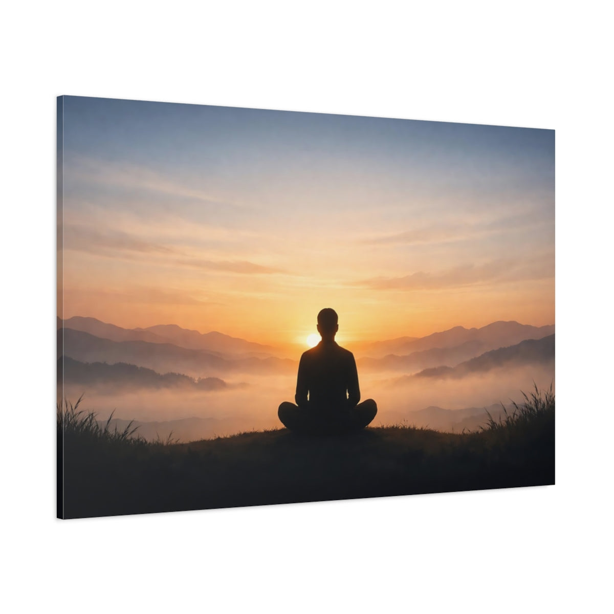 Contemporary Create Your Future shown as stretched canvas wall art