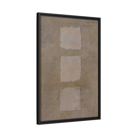 Contemporary Wabi - Sabi Minimalist Japanese Bohemian Canvas Print - YesArtYes