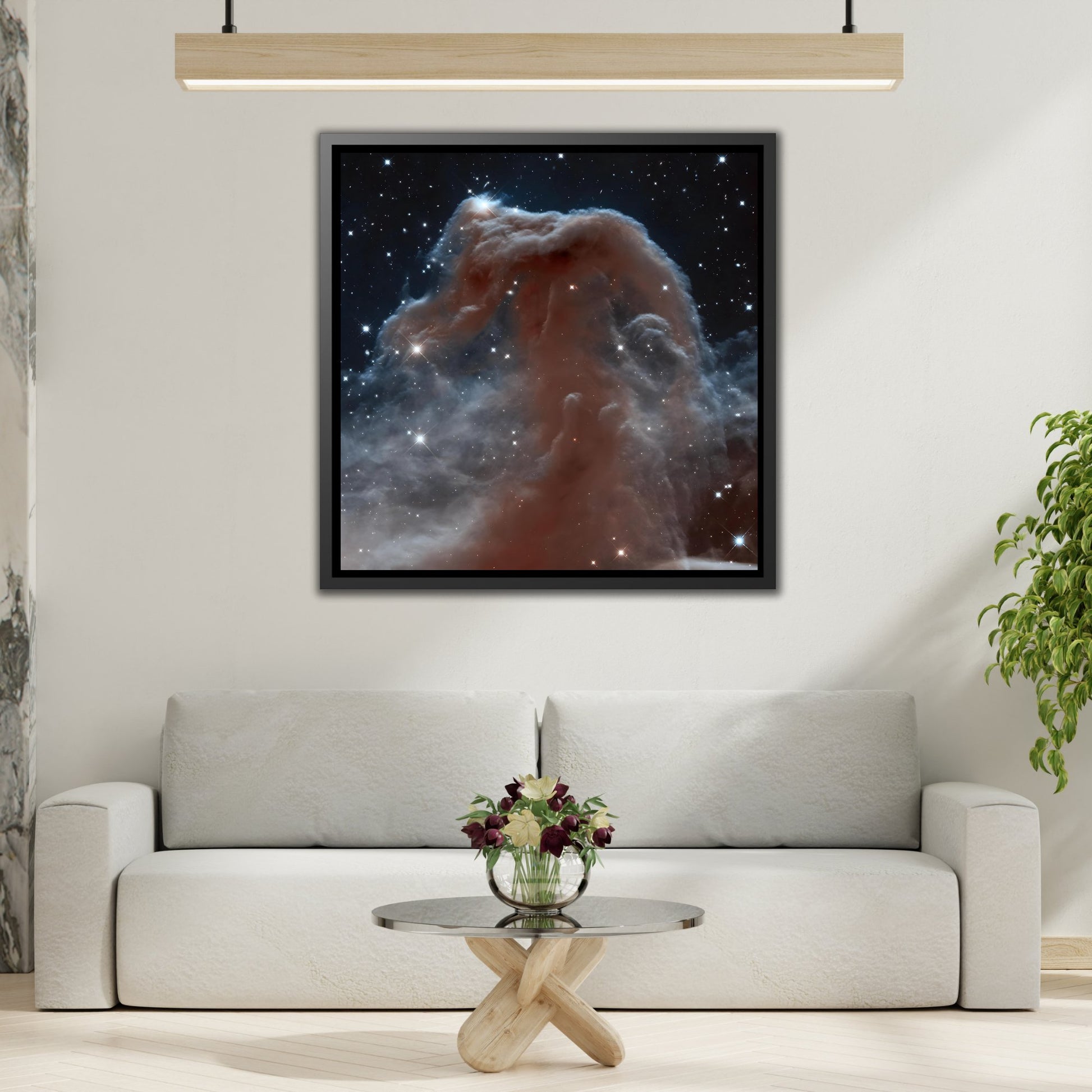 Cosmic Wonder Canvas Wall Art Prints - NASA Hubble Telescope Captures Horsehead Nebula in Space