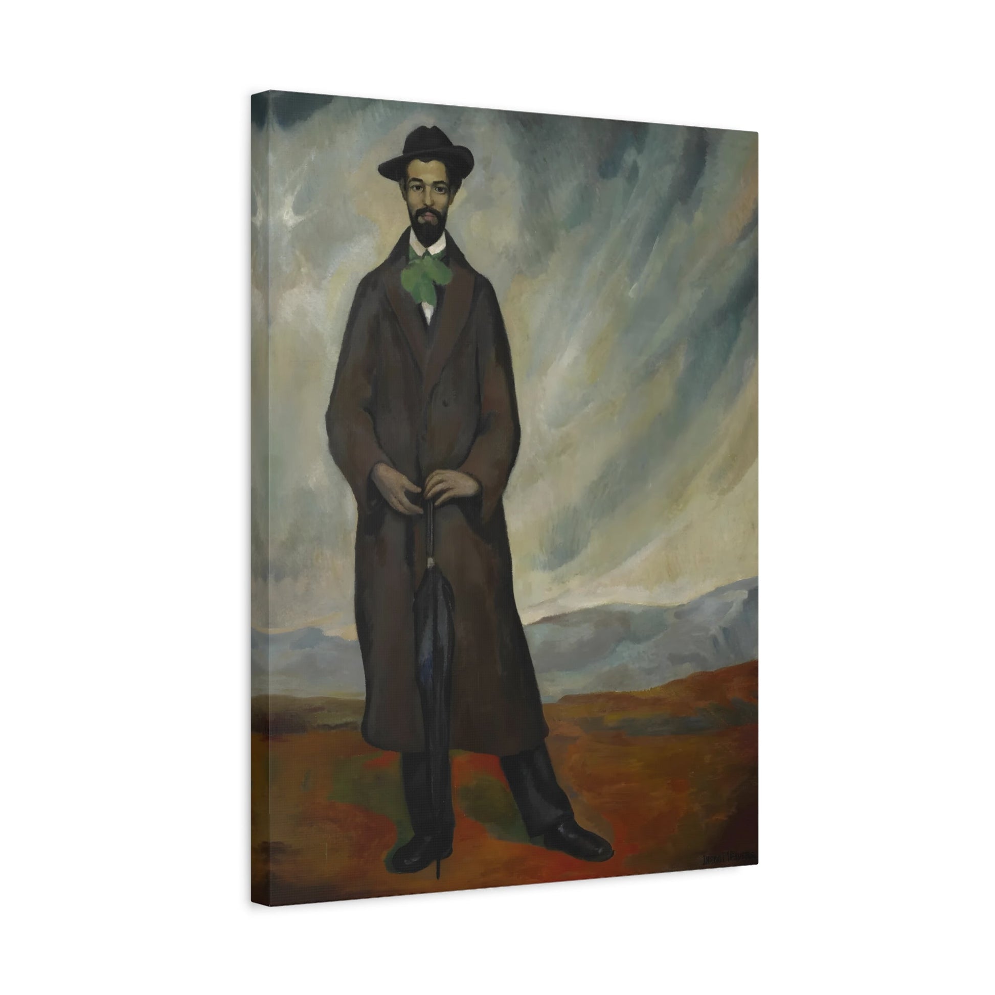 Diego Rivera Canvas Prints - Mexican Portrait of a Spaniard Wall Art - YesArtYes