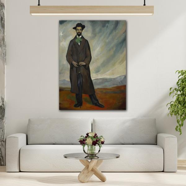 Diego Rivera Canvas Prints - Mexican Portrait of a Spaniard Wall Art - YesArtYes