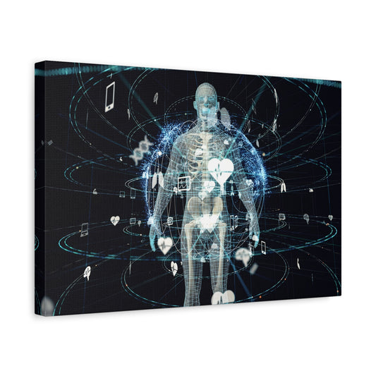 Doctor Office Health Human Anatomy Canvas Print - Bone X - Ray Wall Art - YesArtYes