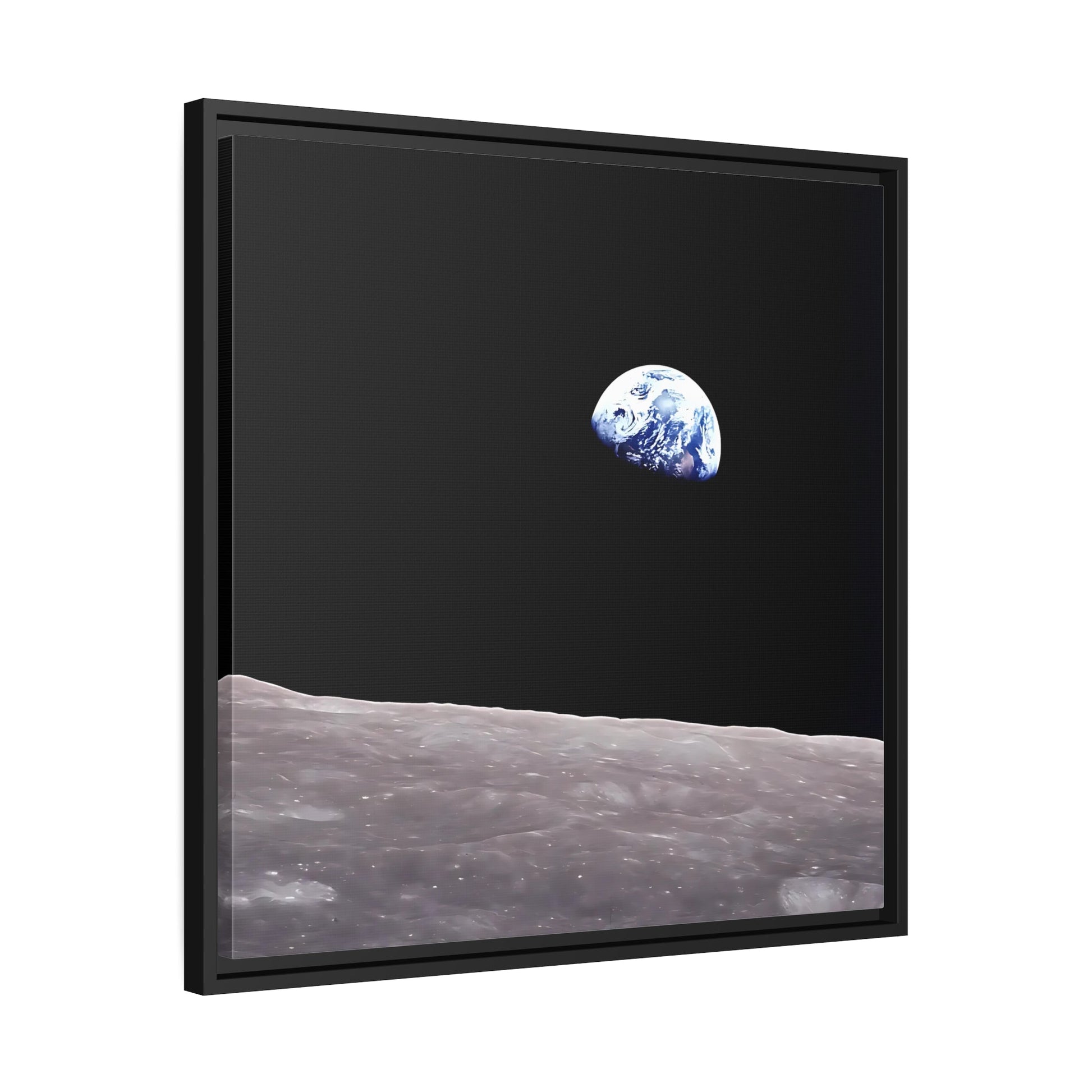 Apollo 8 Nasa Space Canvas Prints - Earth from Moon Wall Art