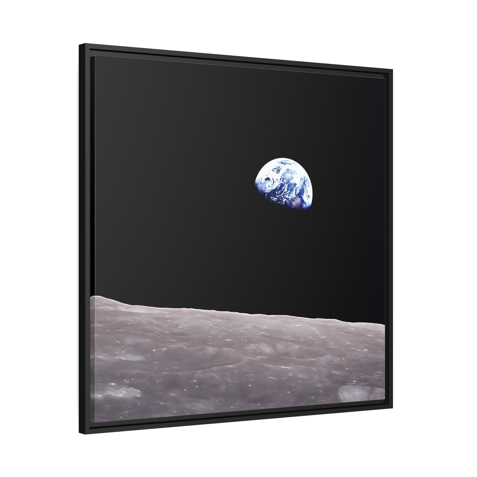 Apollo 8 Nasa Space Canvas Prints - Earth from Moon Wall Art