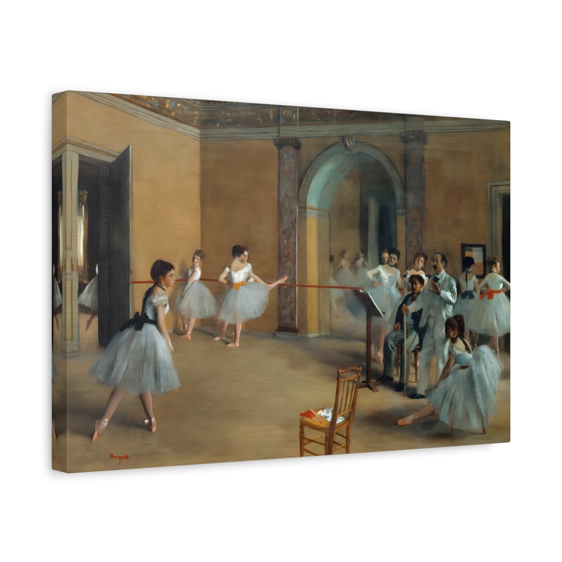 Edgar Degas Dance Foyer at the Opera - Canvas Wall Art Print