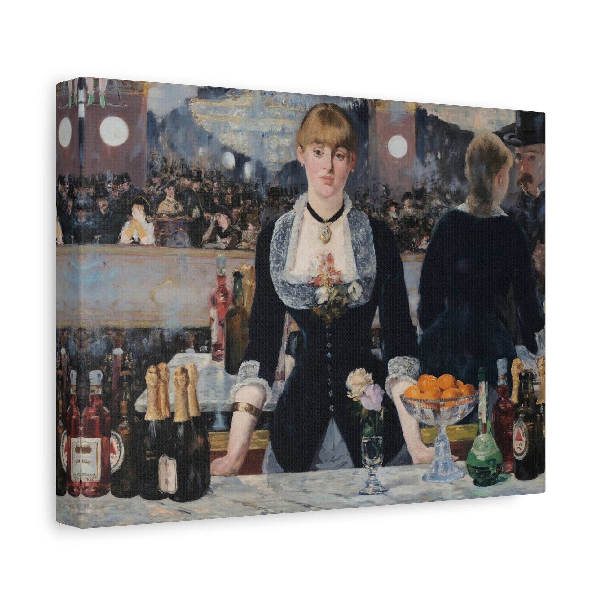 Edouard Manet Bar at Folies-Bergere - Canvas Wall Art Print