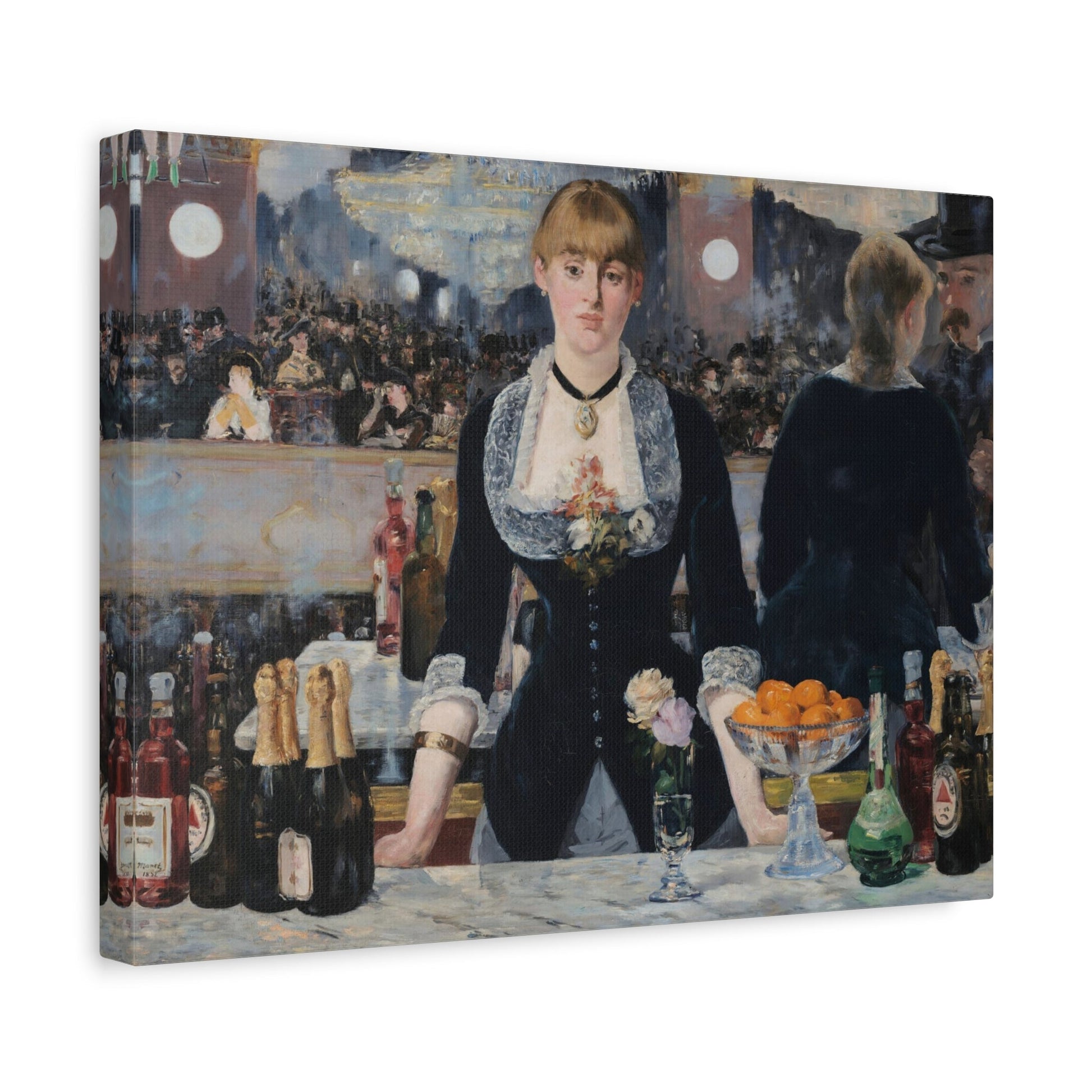 Edouard Manet Bar at Folies-Bergere - Canvas Wall Art Print