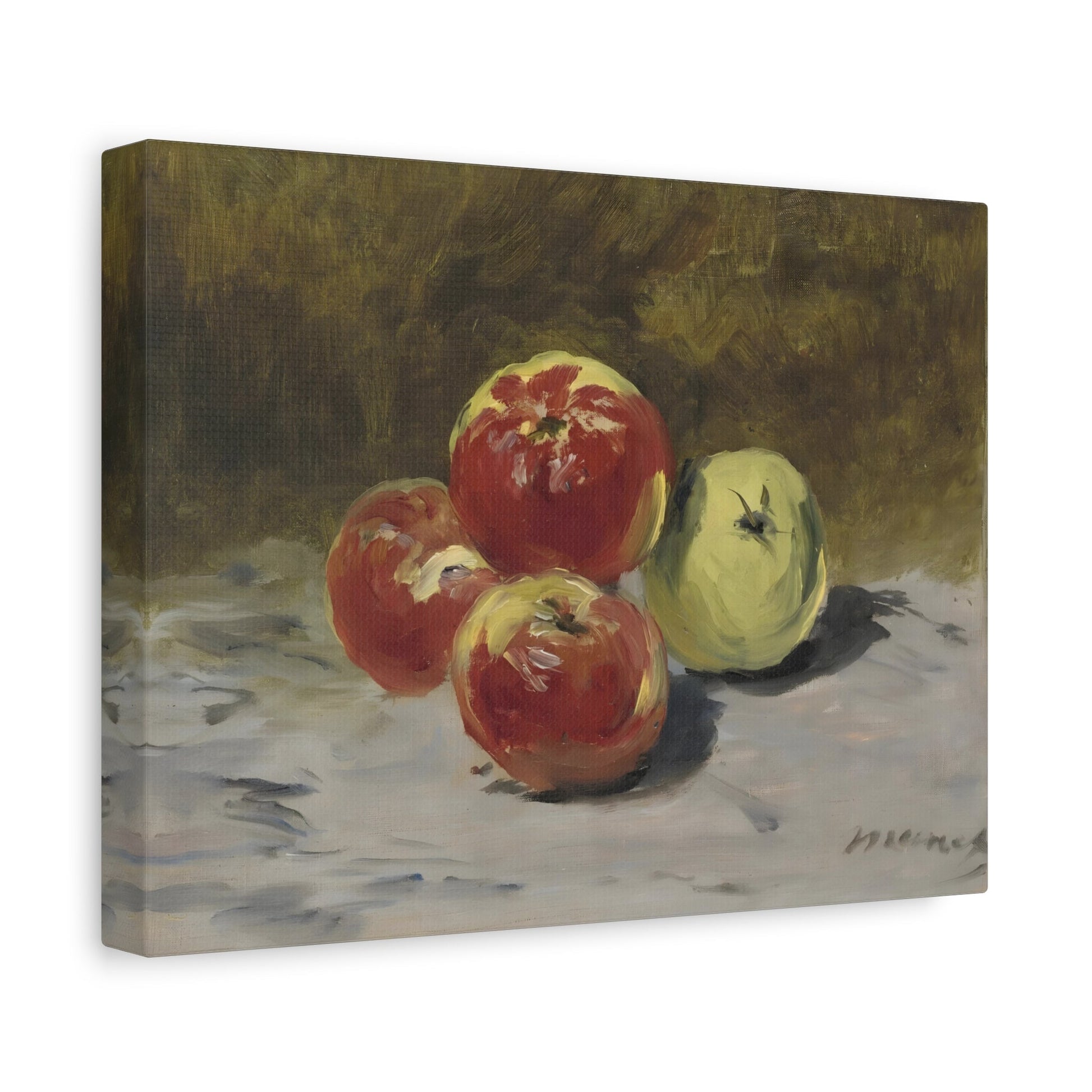 Edouard Manet Four Apples - Famous Wall Art Canvas Printing