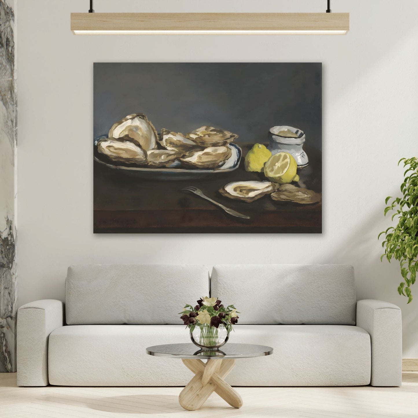 Edouard Manet Oysters - Canvas Wall Art Reproduction