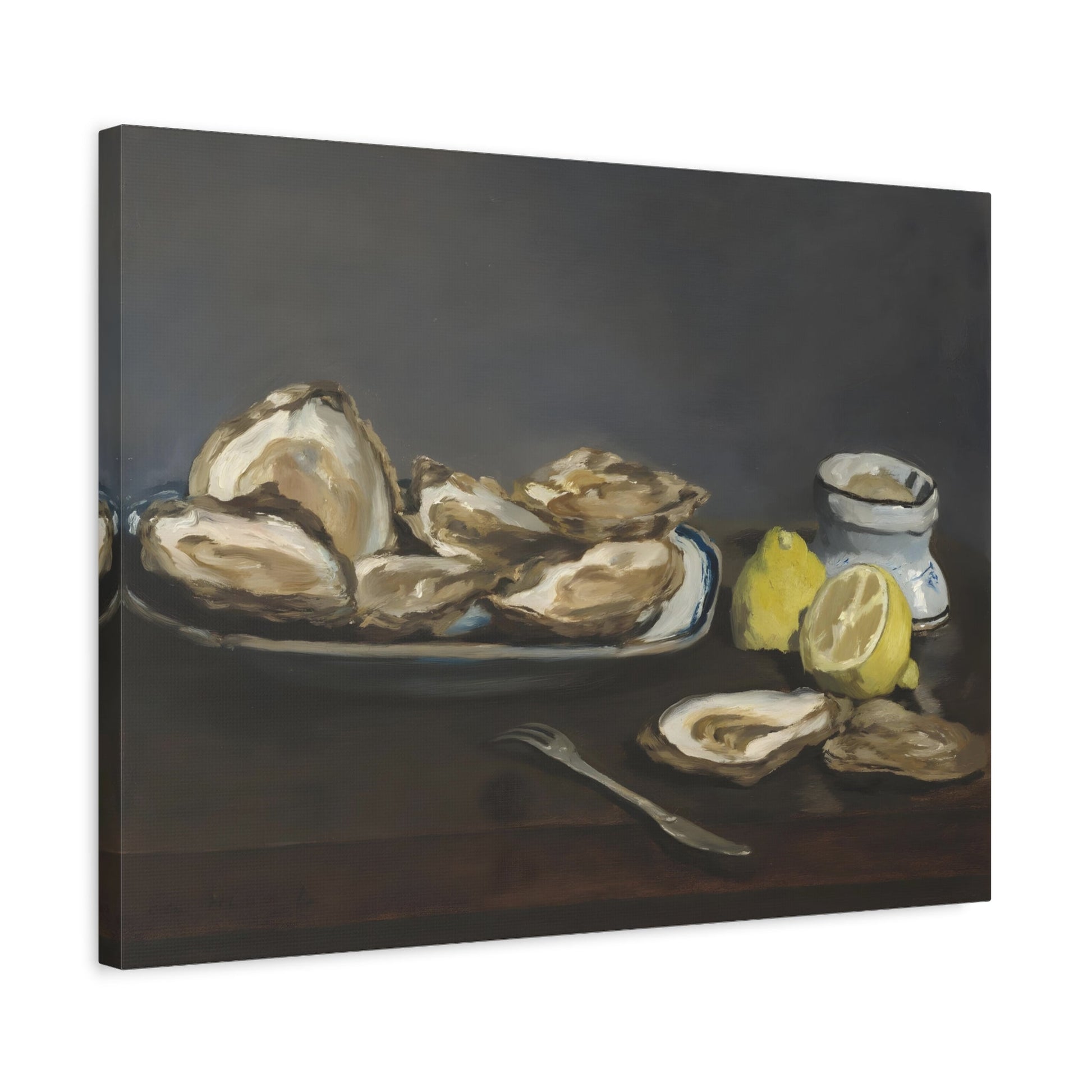 Edouard Manet Oysters - Canvas Wall Art Reproduction