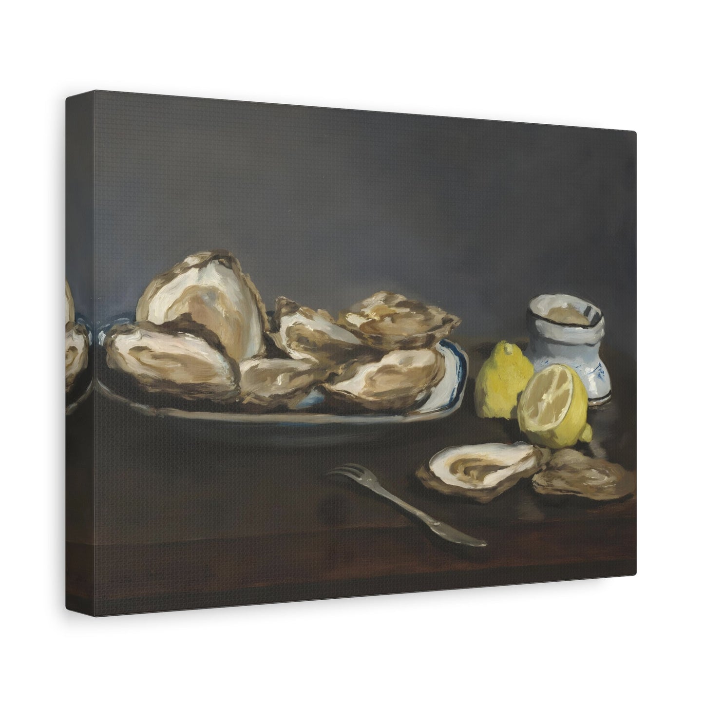 Edouard Manet Oysters - Canvas Wall Art Reproduction