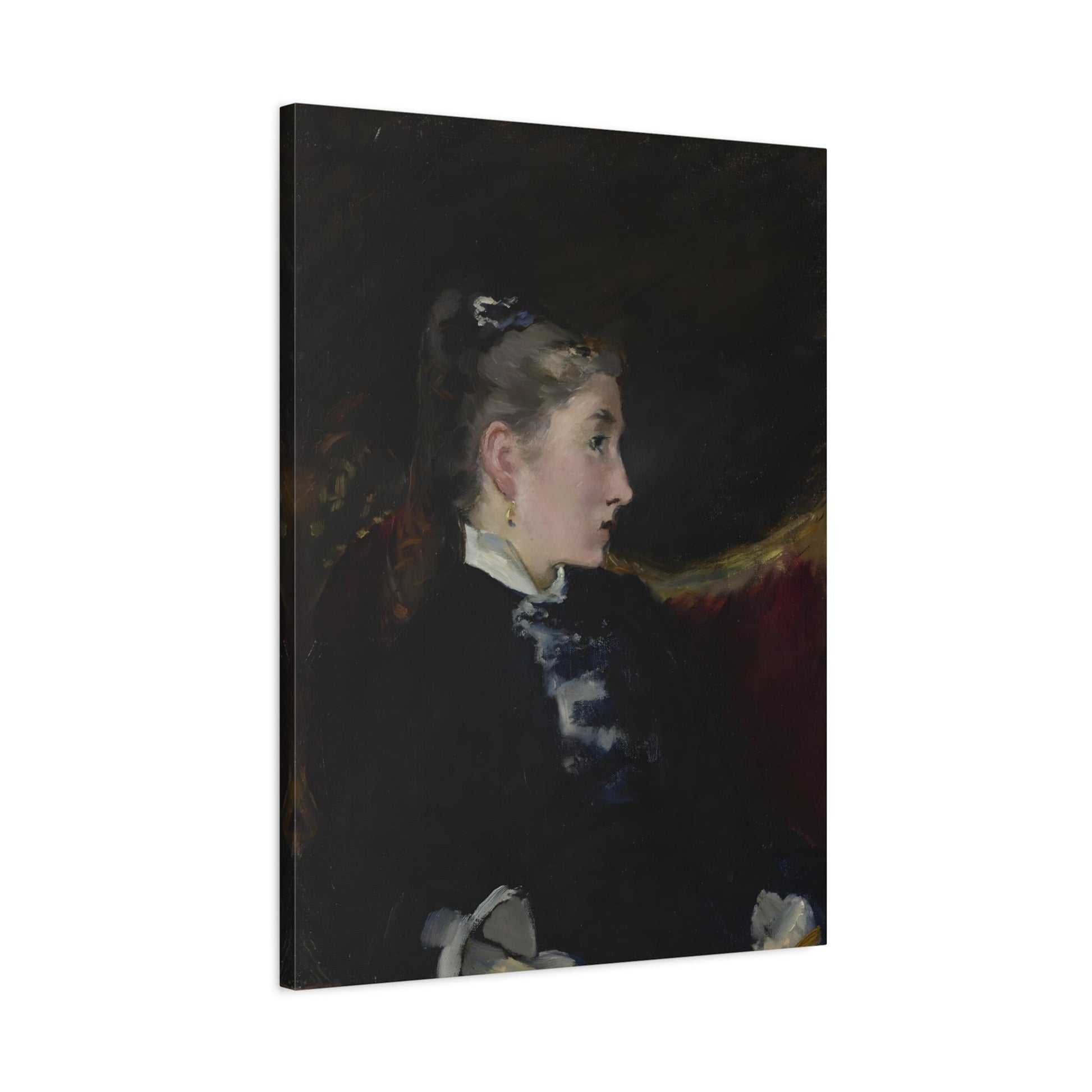 Edouard Manet Profile of a Young Girl - Canvas Art Reproduction