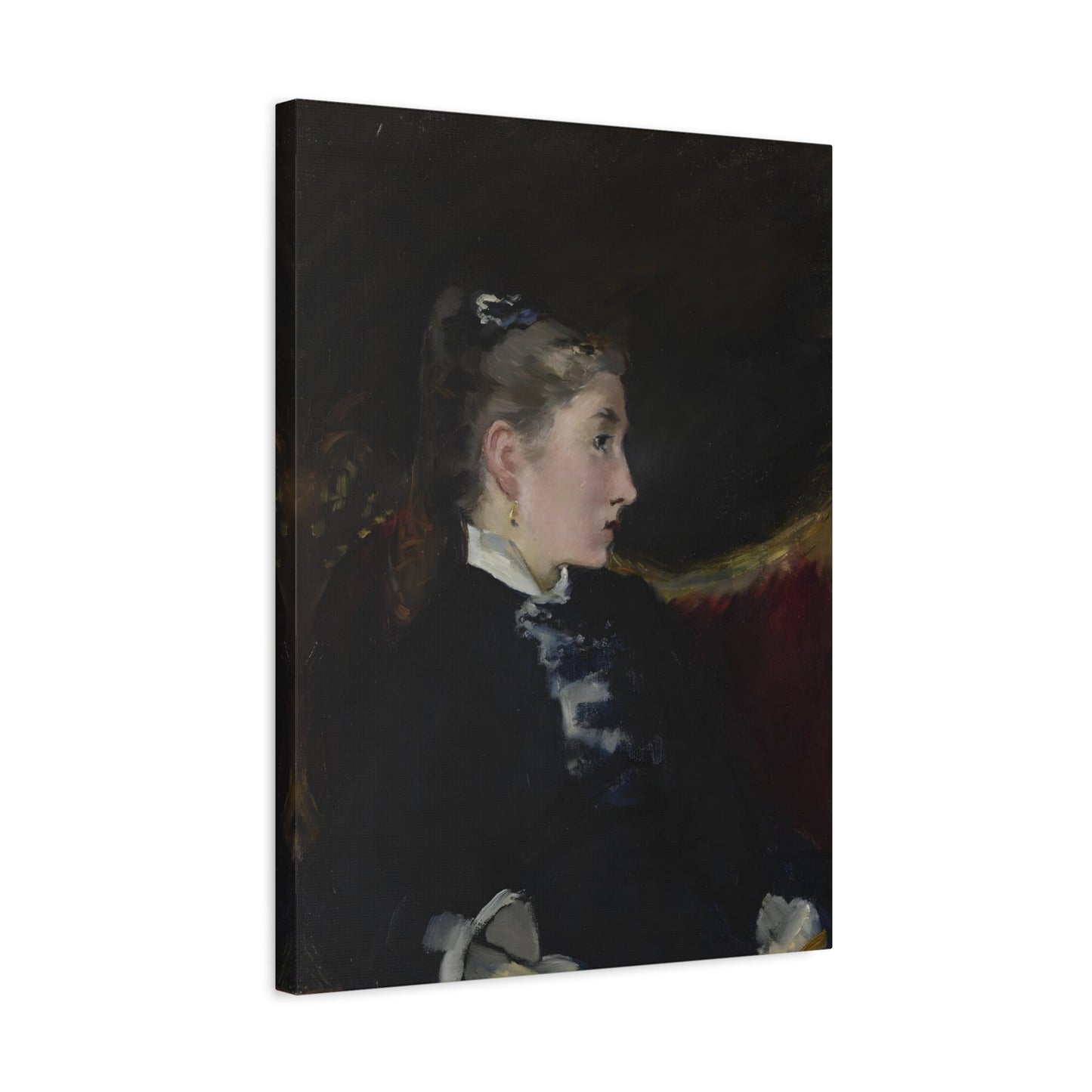 Edouard Manet Profile of a Young Girl - Canvas Art Reproduction