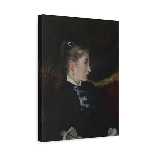 Edouard Manet Profile of a Young Girl - Canvas Art Reproduction