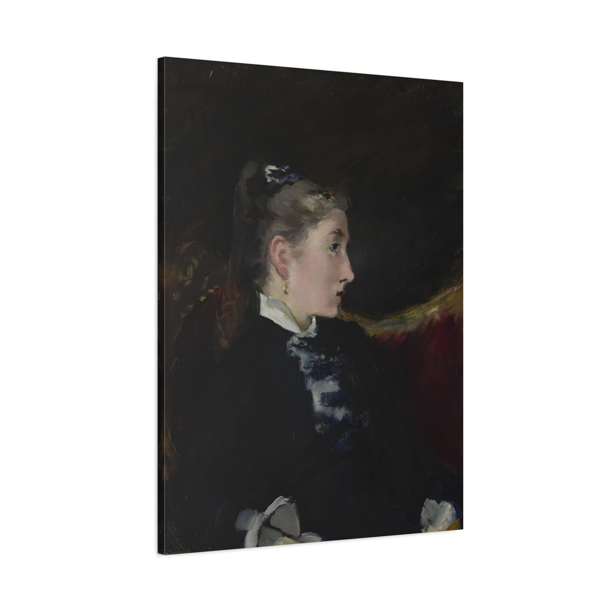 Edouard Manet Profile of a Young Girl - Canvas Art Reproduction