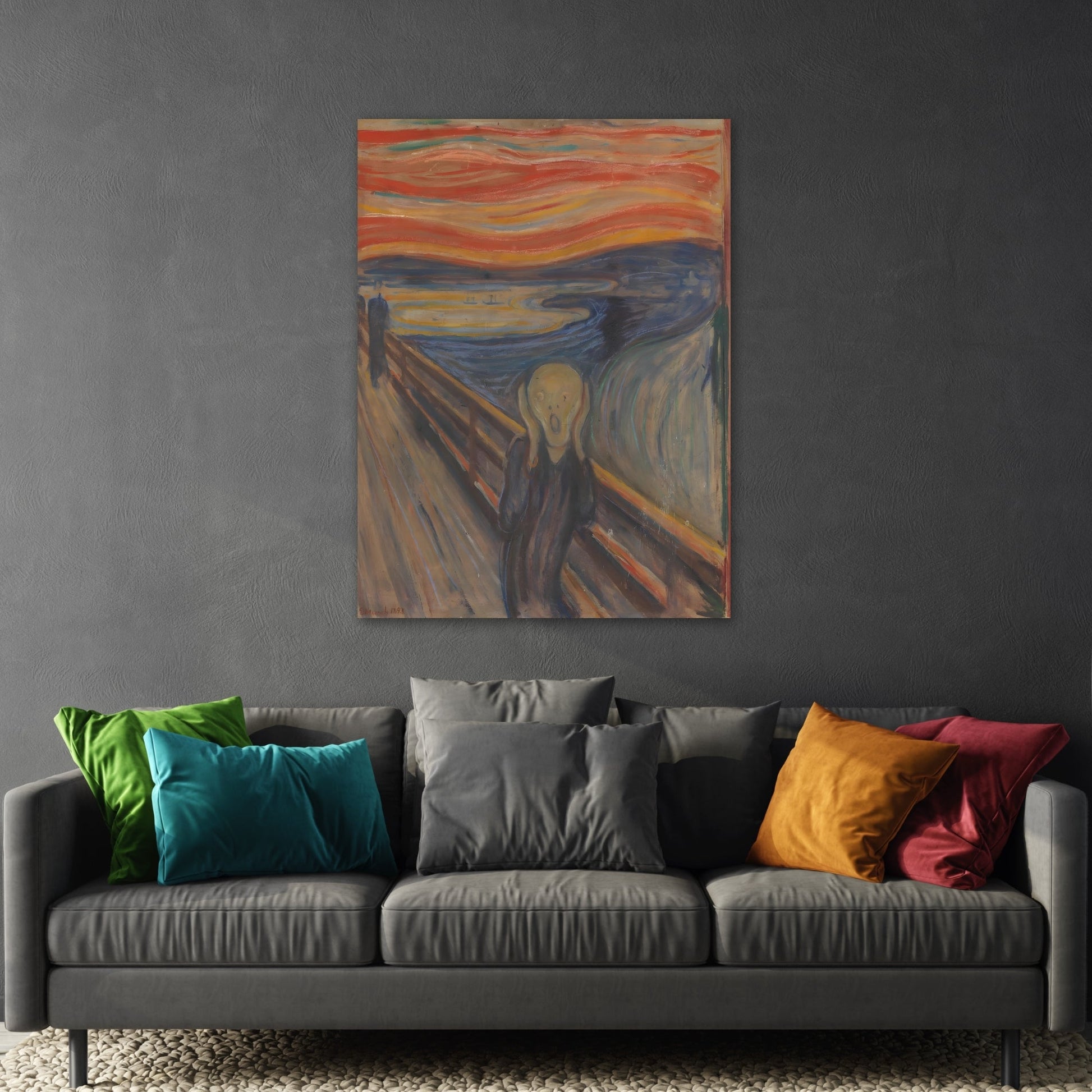 Edvard Munch The Scream Canvas Print - Famous Artist Wall Art - YesArtYes