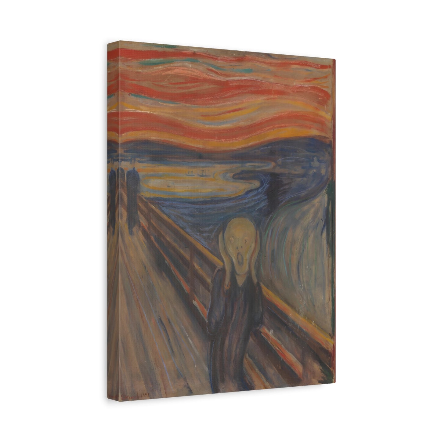 Edvard Munch The Scream Canvas Print - Famous Artist Wall Art - YesArtYes