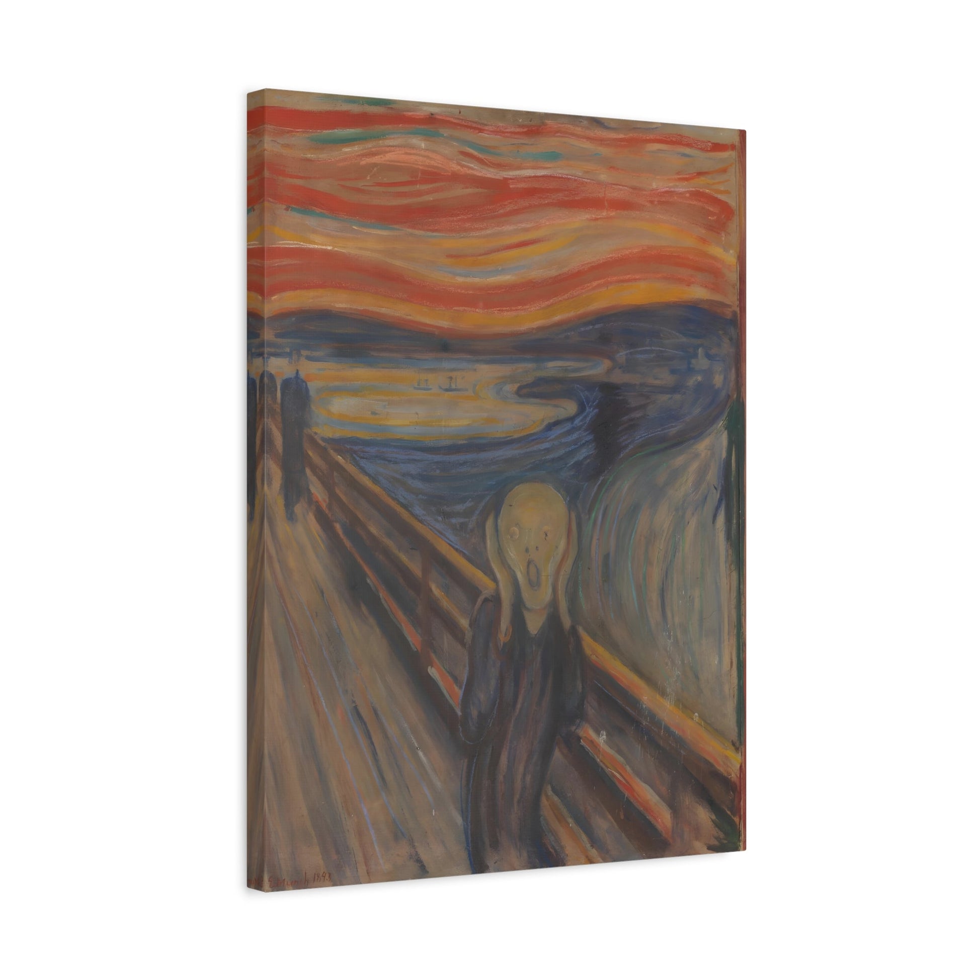 Edvard Munch The Scream Canvas Print - Famous Artist Wall Art - YesArtYes
