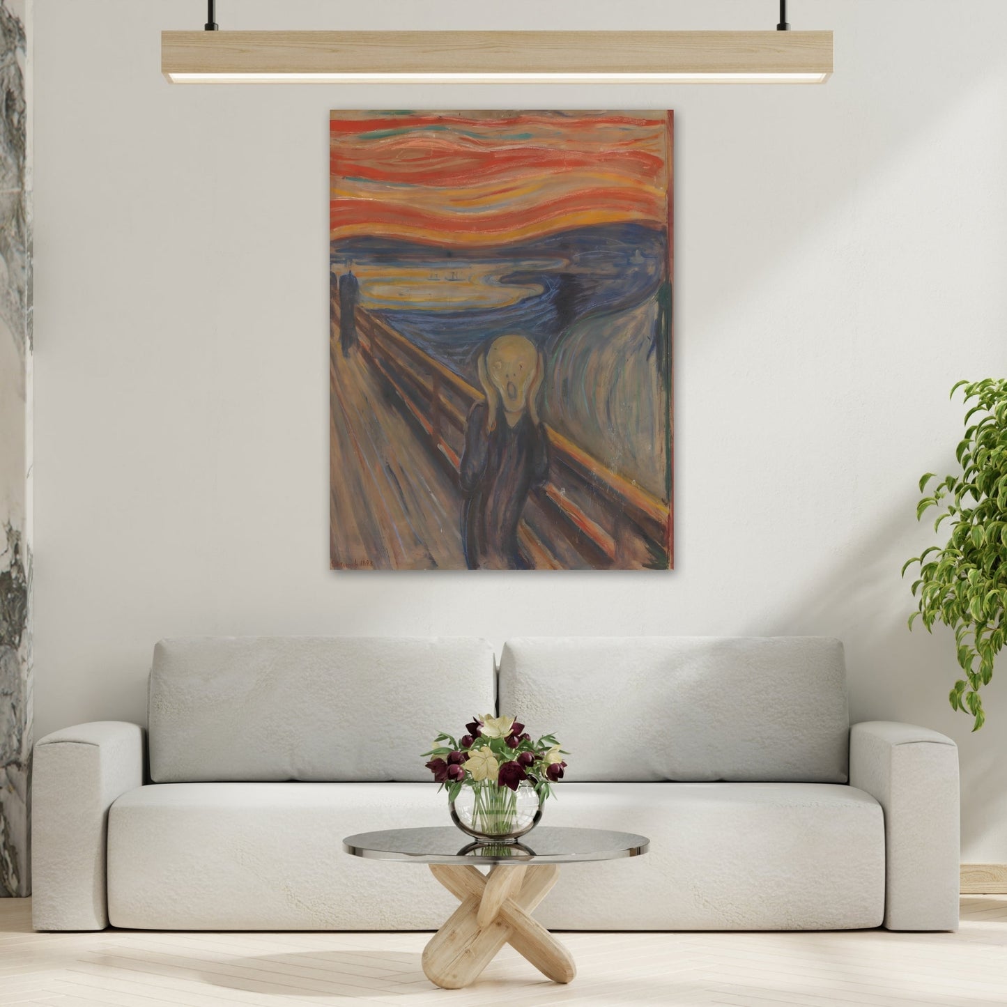 Edvard Munch The Scream Canvas Print - Famous Artist Wall Art - YesArtYes