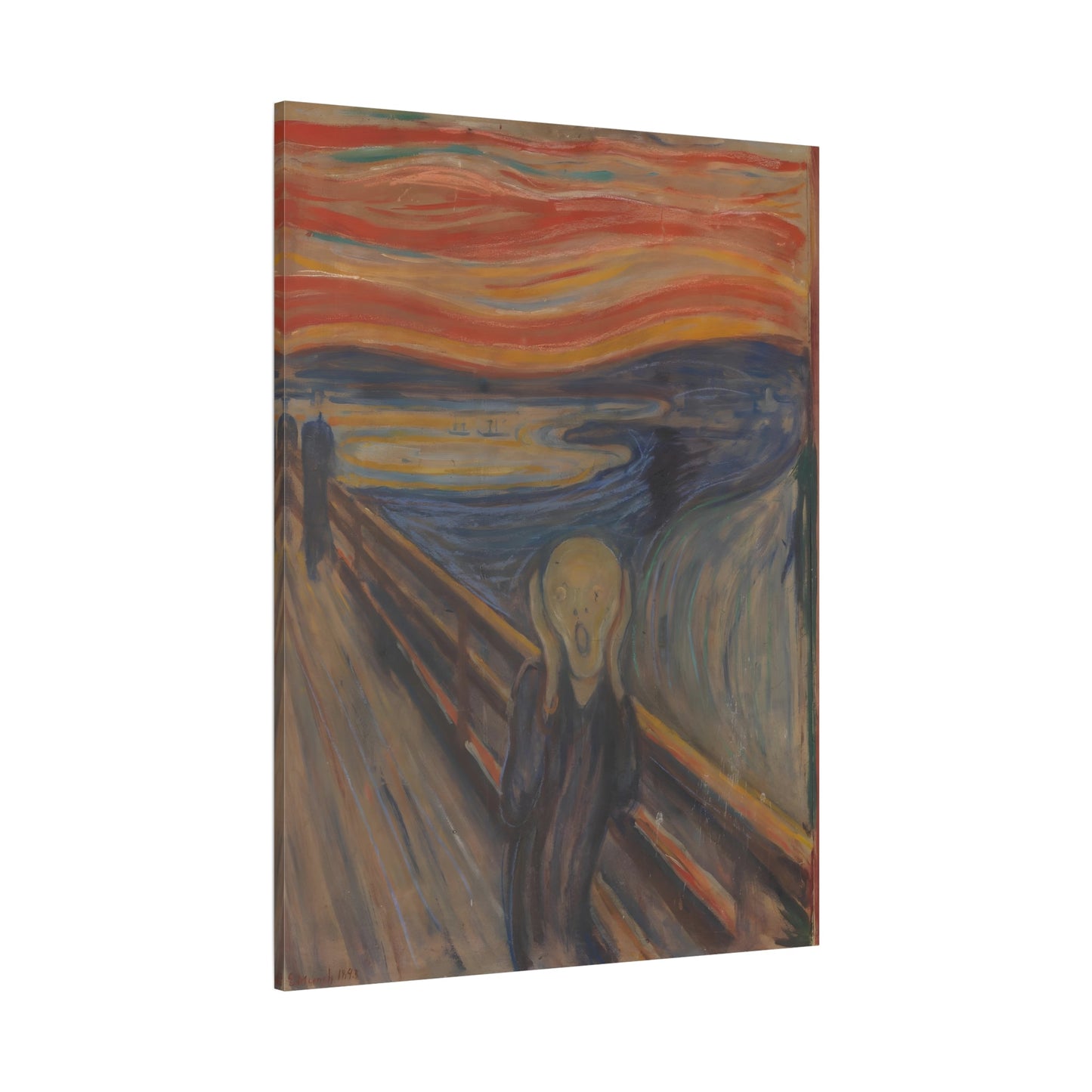 Edvard Munch The Scream Canvas Print - Famous Artist Wall Art - YesArtYes