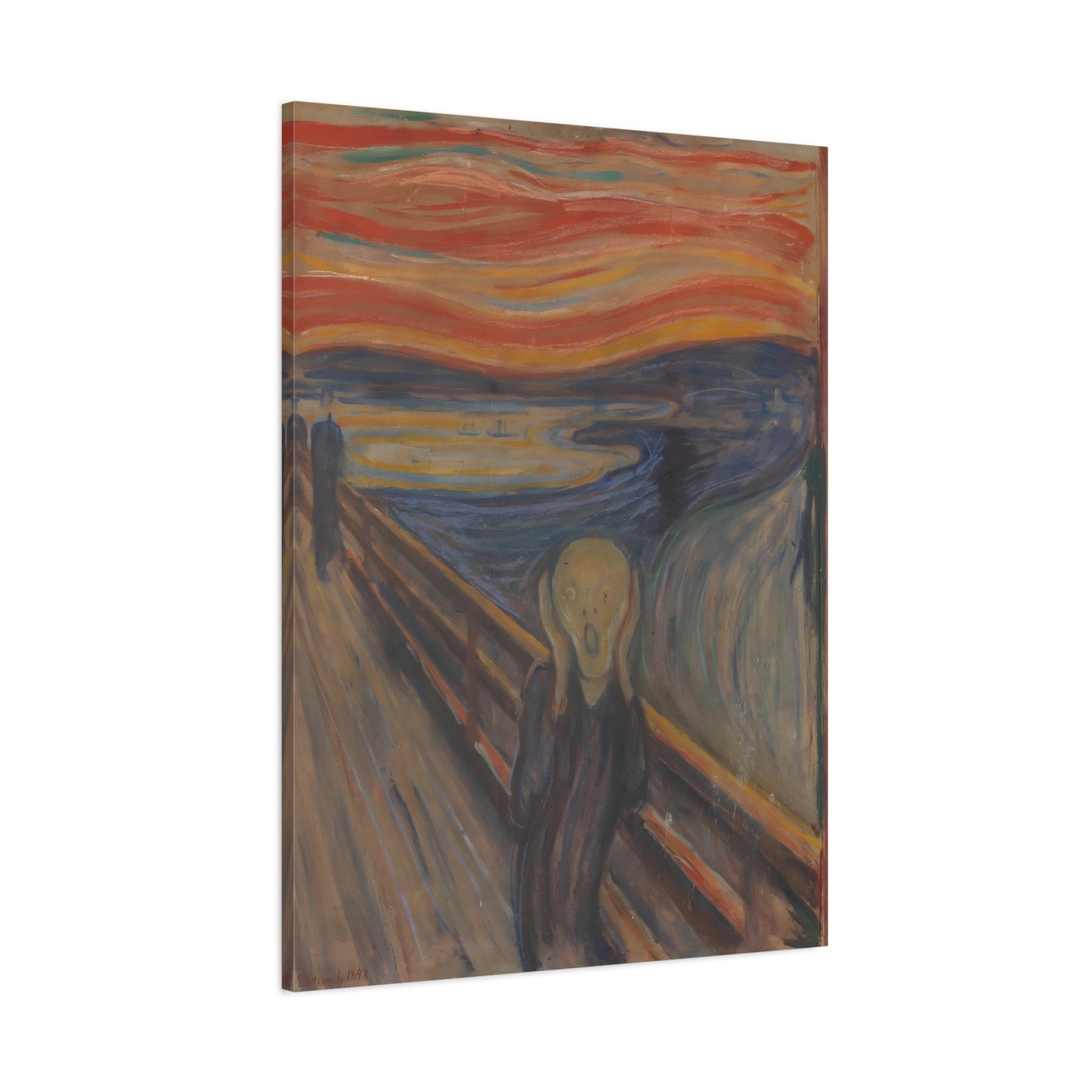 Edvard Munch The Scream Canvas Print - Famous Artist Wall Art - YesArtYes