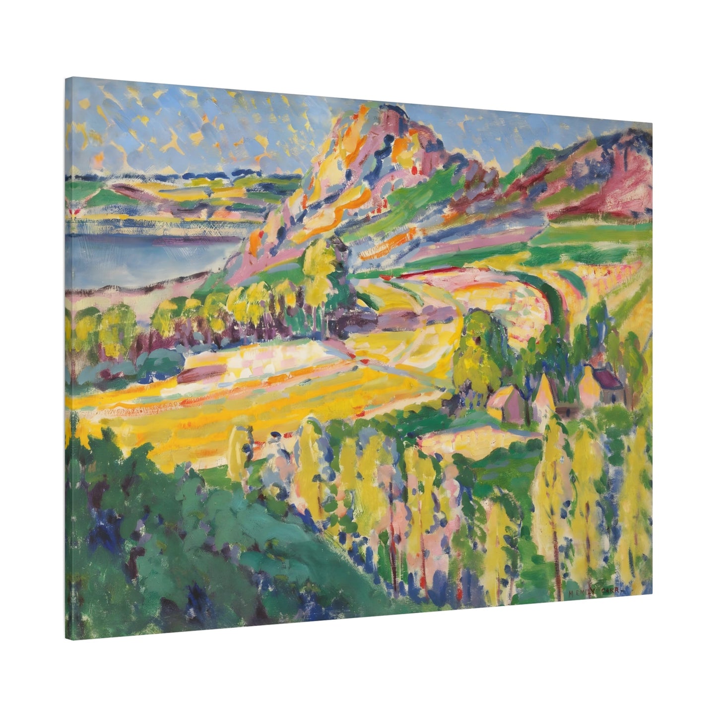 Emily Carr Autumn Canadian Canvas Print - Colorful Landscape Wall Art - YesArtYes