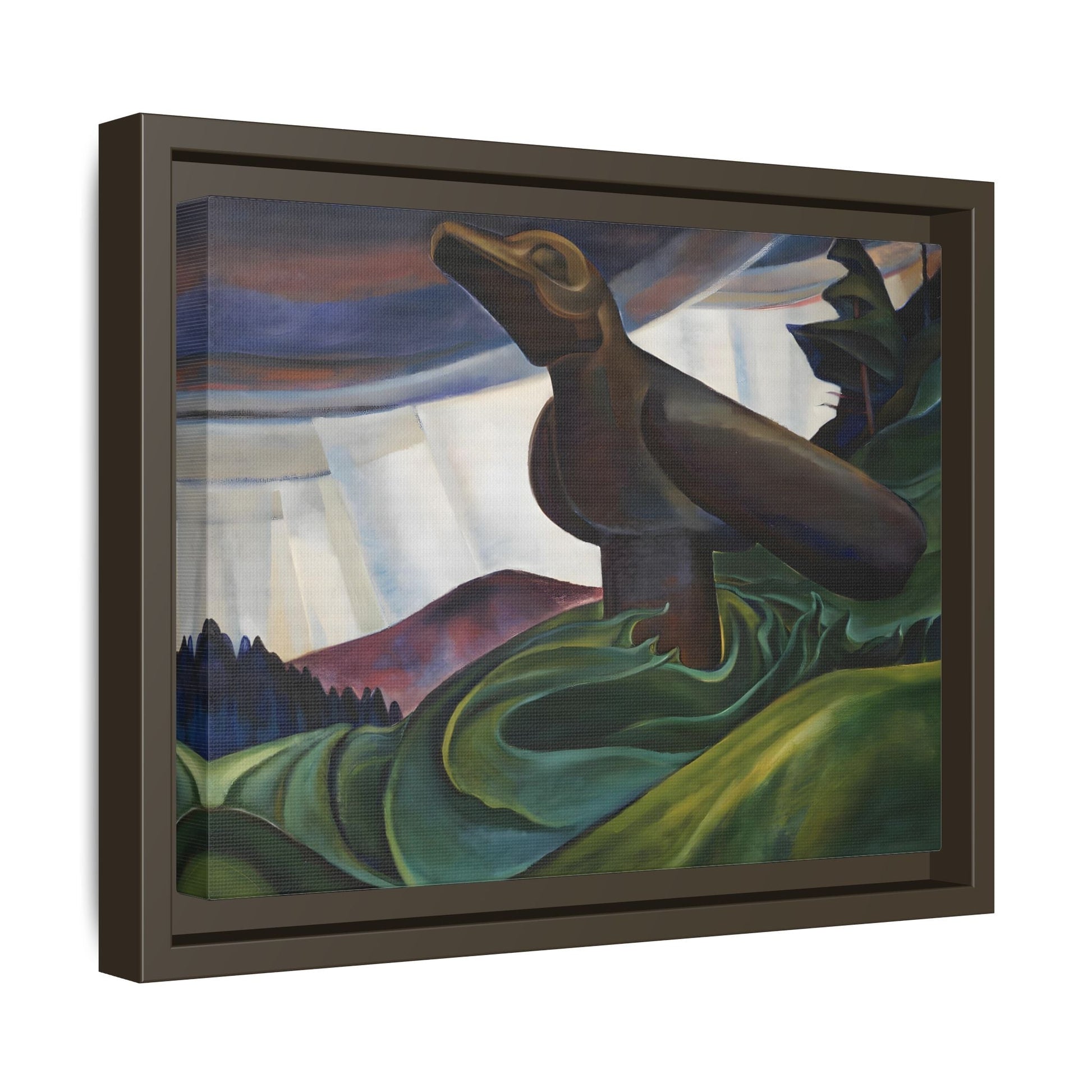 Emily Carr Big Raven Canvas Print - Framed Canada Wall Art Prints