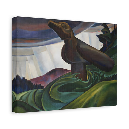 Emily Carr Big Raven Canvas Wall Art Canada Print - YesArtYes
