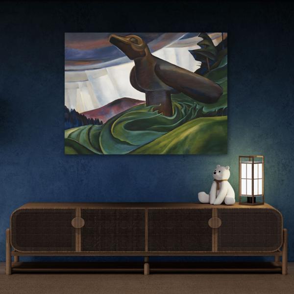 Emily Carr Big Raven Canvas Wall Art Canada Print - YesArtYes