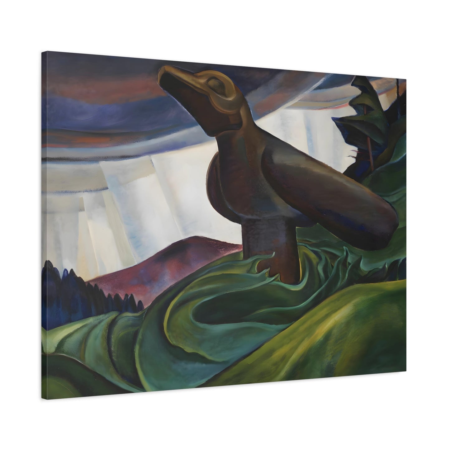 Emily Carr Big Raven - Canvas Wall Art Reproduction