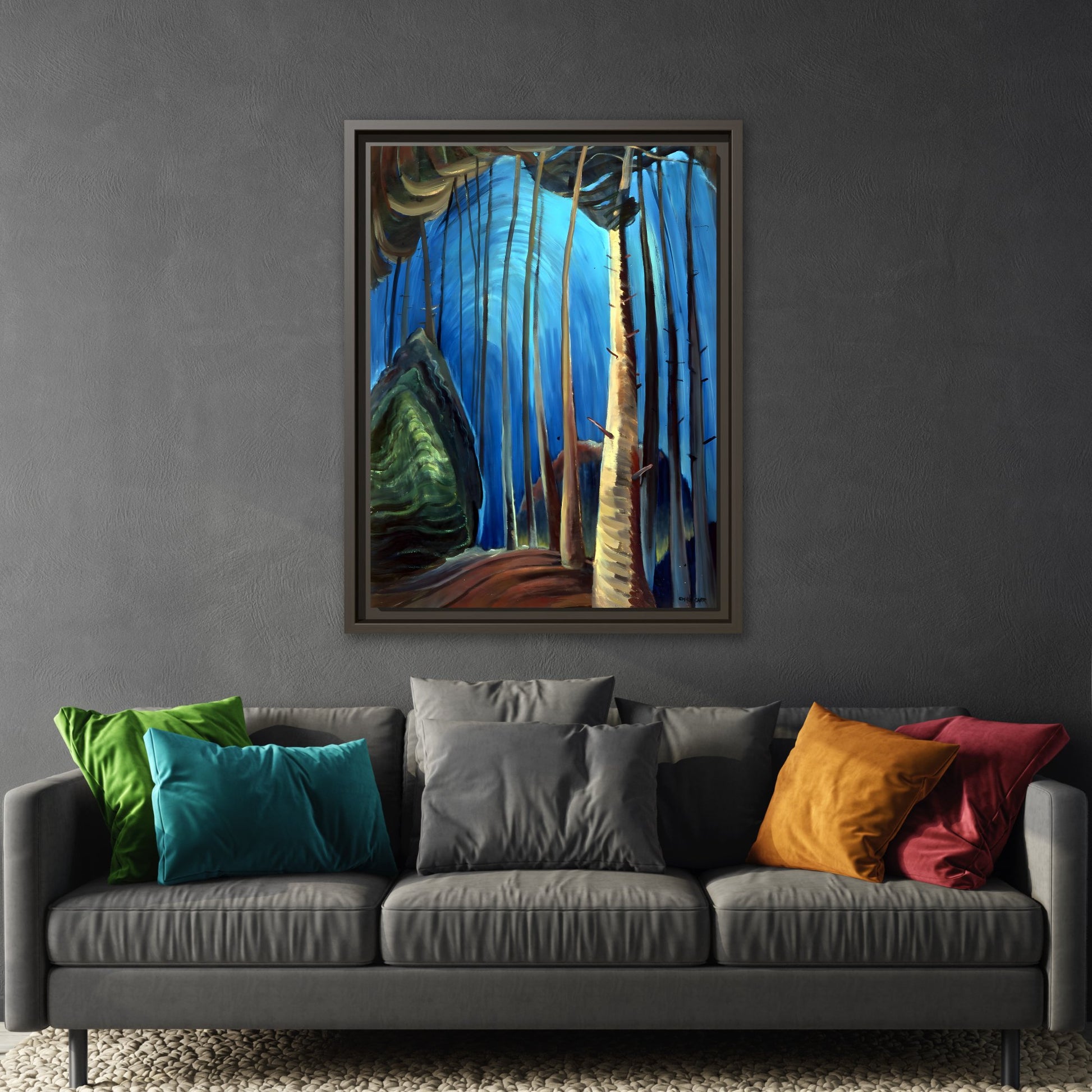 Emily Carr Blue Sky Canvas Print - Famous Canada Artist Wall Art Prints