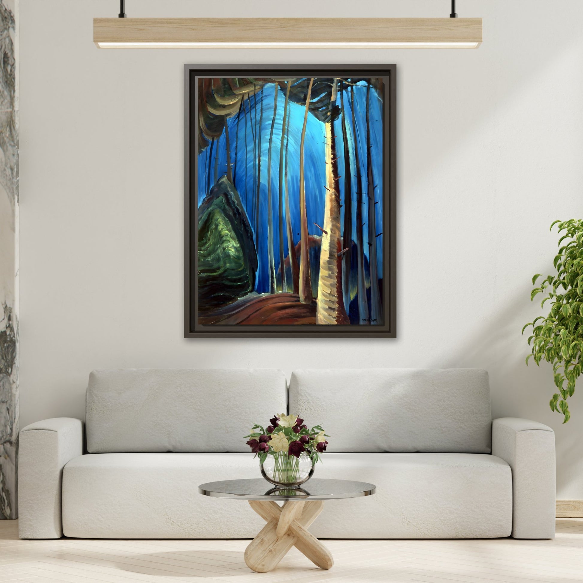 Emily Carr Blue Sky Canvas Print - Famous Canada Artist Wall Art Prints