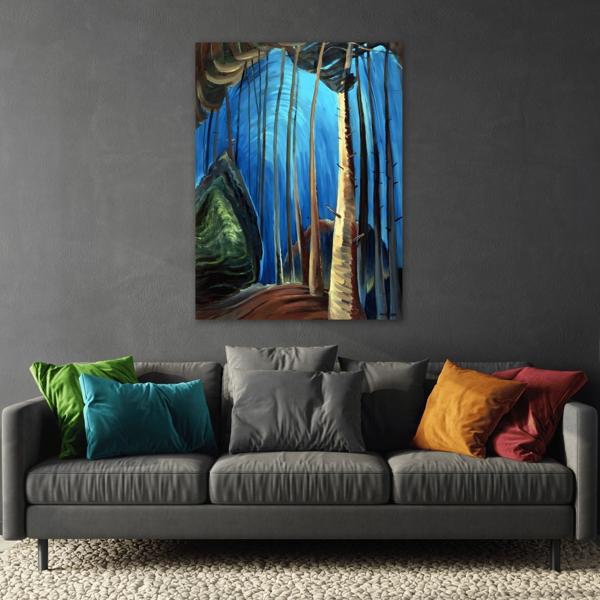Emily Carr Blue Sky Canvas Wall Art Canada Print - YesArtYes