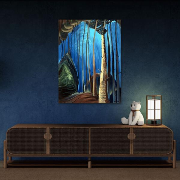 Emily Carr Blue Sky Canvas Wall Art Canada Print - YesArtYes