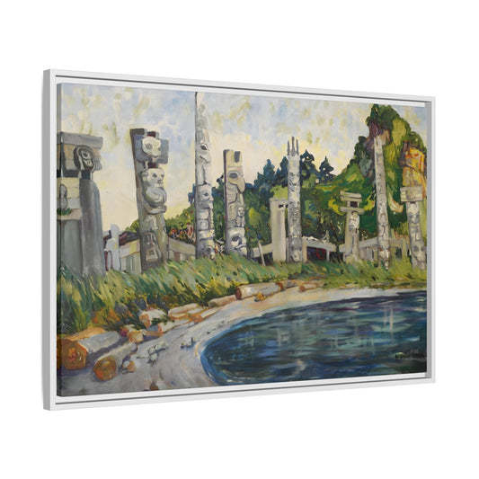 Emily Carr Skedans Canvas Print - Framed Famous Canadian Wall Art