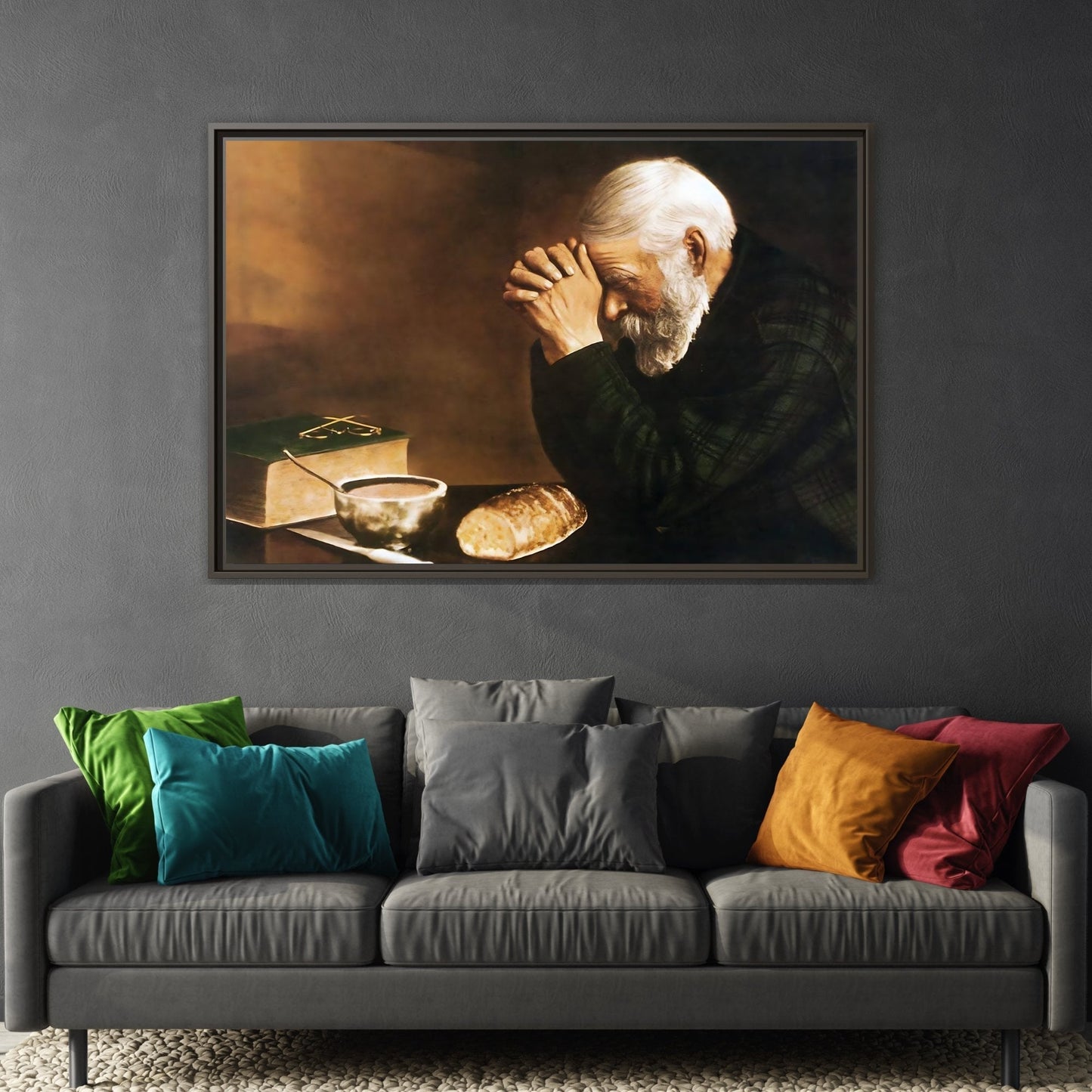 Eric Enstrom Grace Picture - Framed Canvas Wall Art Prints