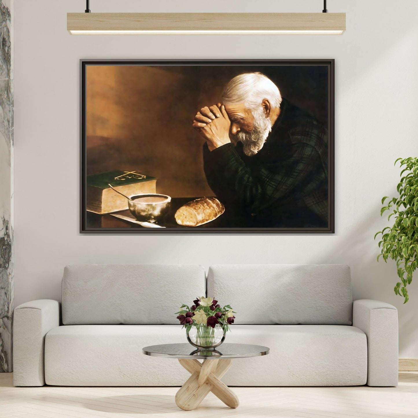 Eric Enstrom Grace Picture - Framed Canvas Wall Art Prints