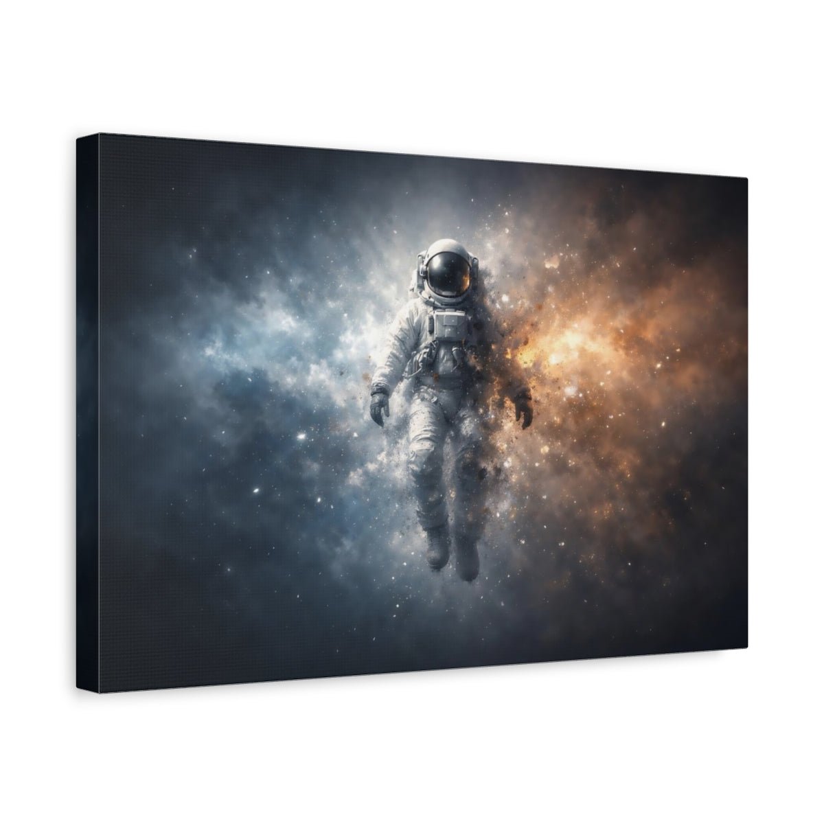 Ethereal Astronaut Floating Science Fiction - Canvas Wall Art Print - YesArtYes