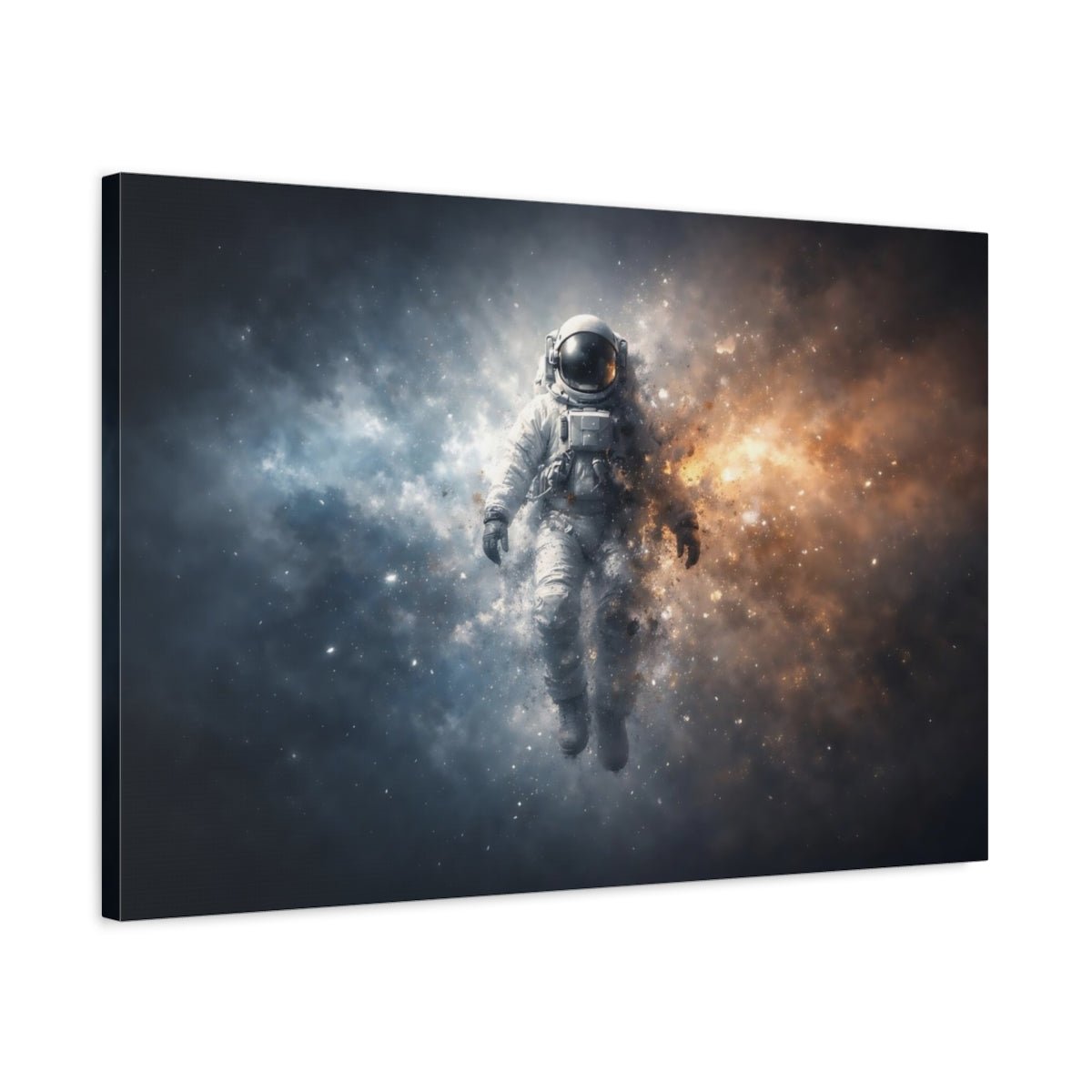 Ethereal Astronaut Floating Science Fiction - Canvas Wall Art Print - YesArtYes