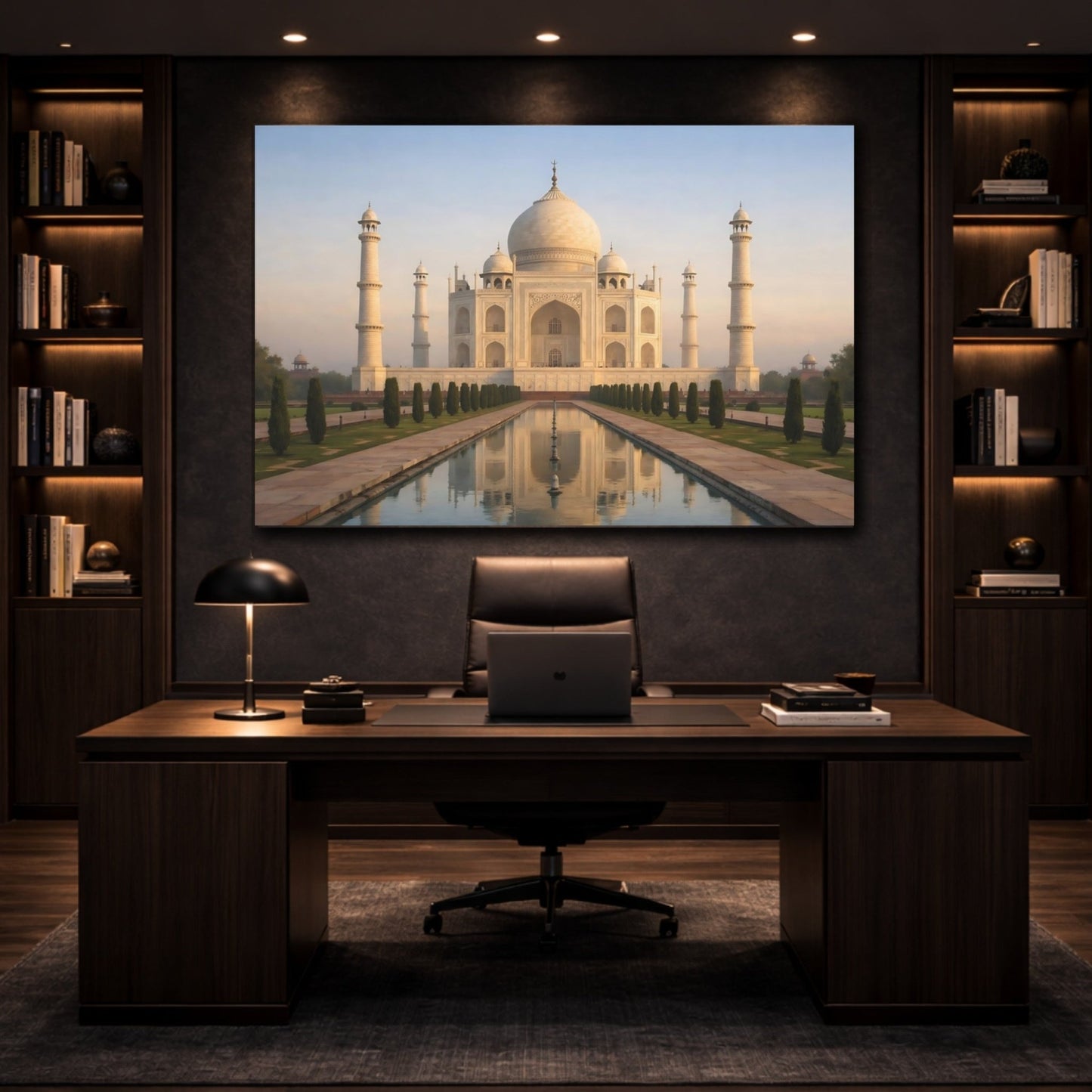Fairytale Taj Mahal Monument - Canvas Wall Art Print - YesArtYes