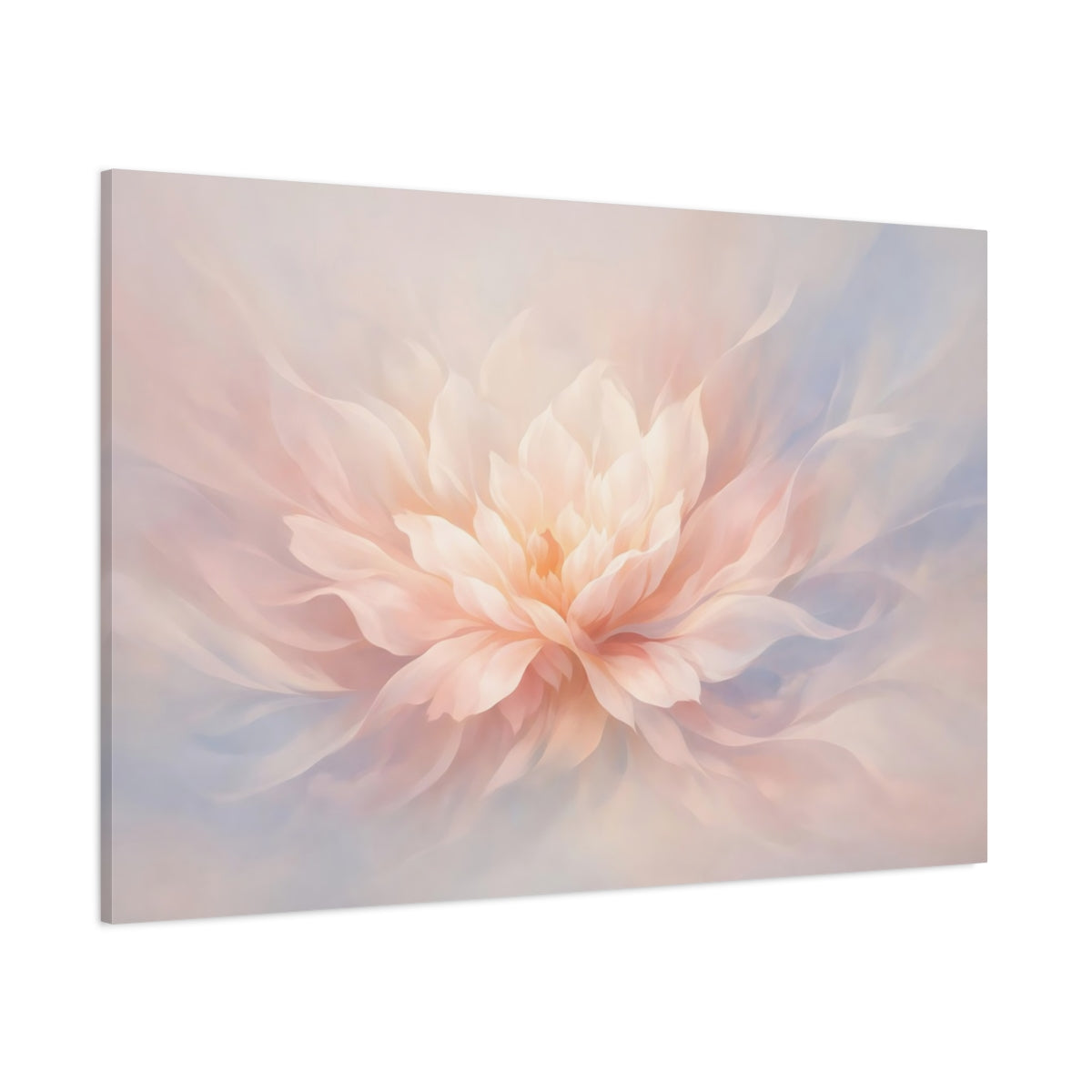 Floral Fluid Abstract shown as stretched canvas wall art