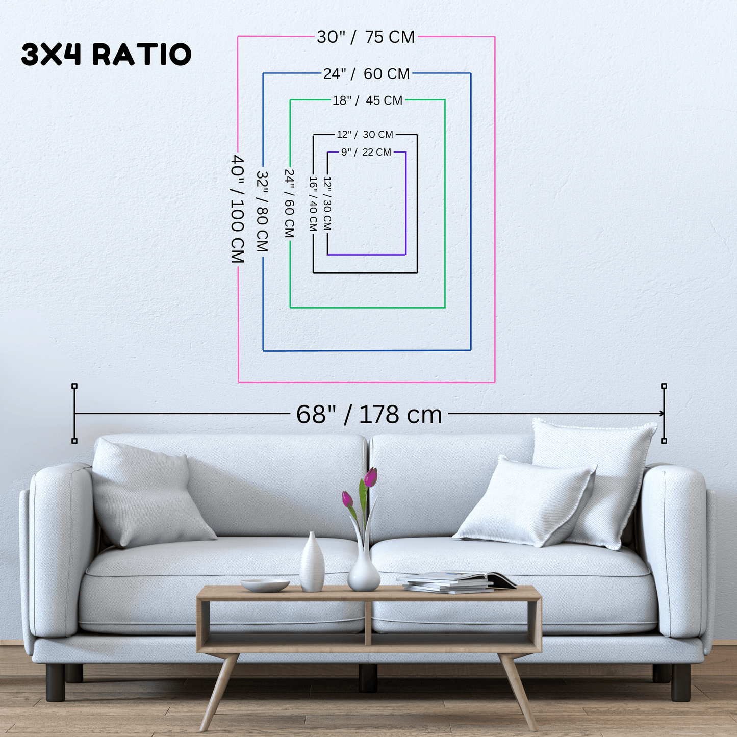 Framed Abstract Gold White Canvas Print - Modern Home Decor Artwork - YesArtYes