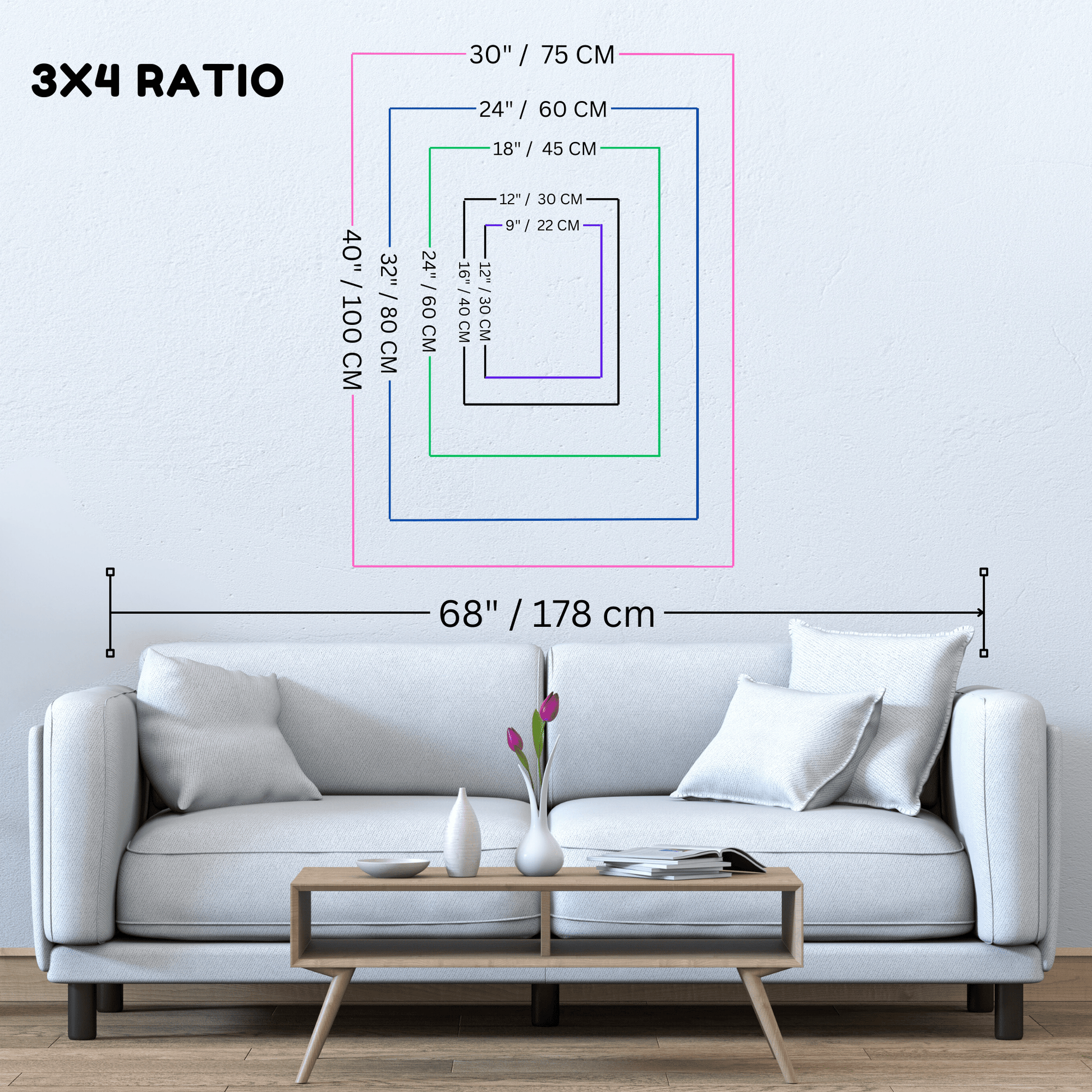 Framed Abstract Gold White Canvas Print - Modern Home Decor Artwork - YesArtYes